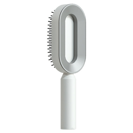 Self Cleaning Hair Brush with One Click Hair Removal