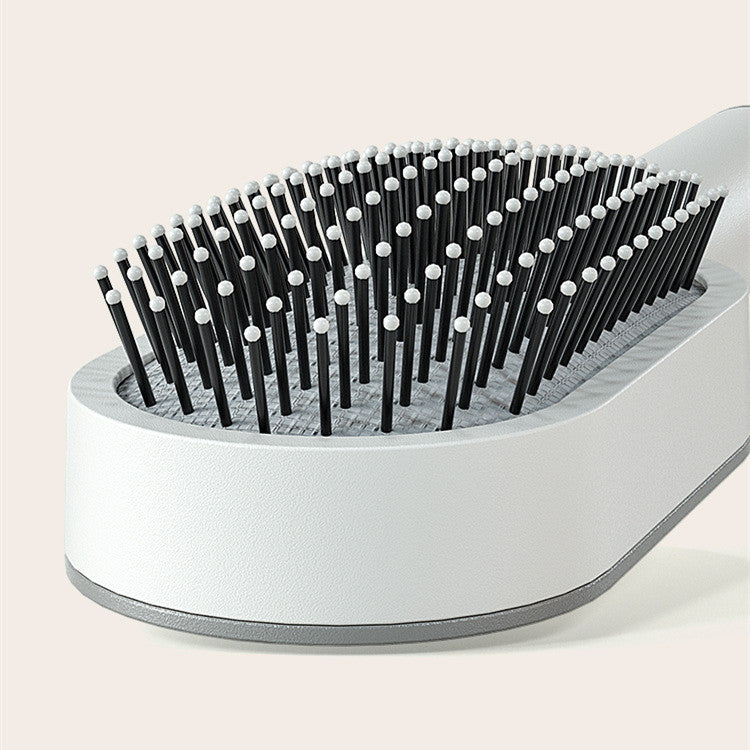 Self Cleaning Hair Brush with One Click Hair Removal